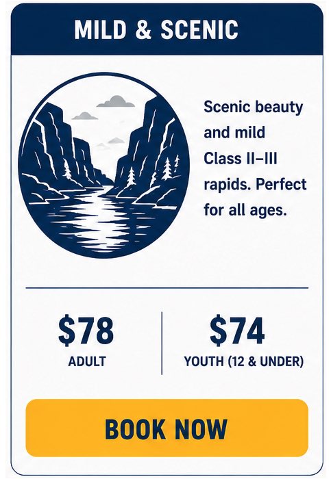 mIld & Scenic booking box
